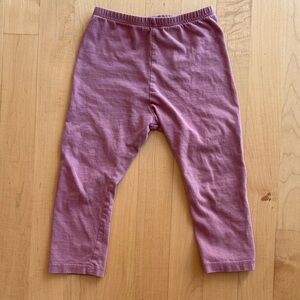 Pink organic cotton  Leggings 1-2 year